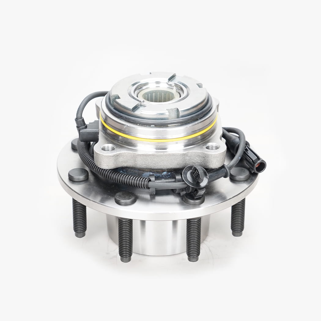 Hanhub 515075 forhjulnav og lejemontering kompatibel med F-250 Super Duty F-350 Super Duty erstatter SP580204 BR930426 F81A2B663BE F81Z1104BE FW775 8-lug