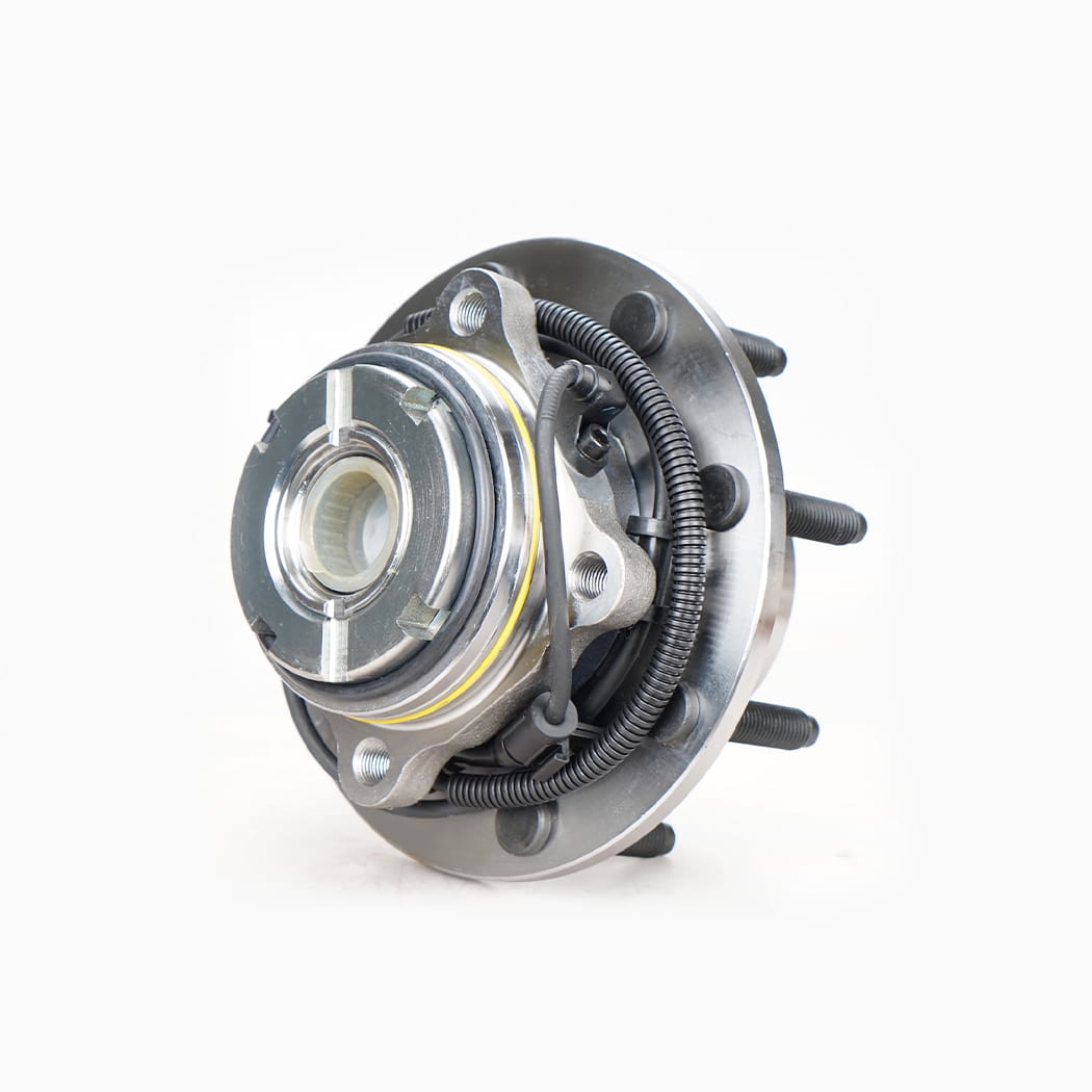 Hanhub 515075 forhjulnav og lejemontering kompatibel med F-250 Super Duty F-350 Super Duty erstatter SP580204 BR930426 F81A2B663BE F81Z1104BE FW775 8-lug