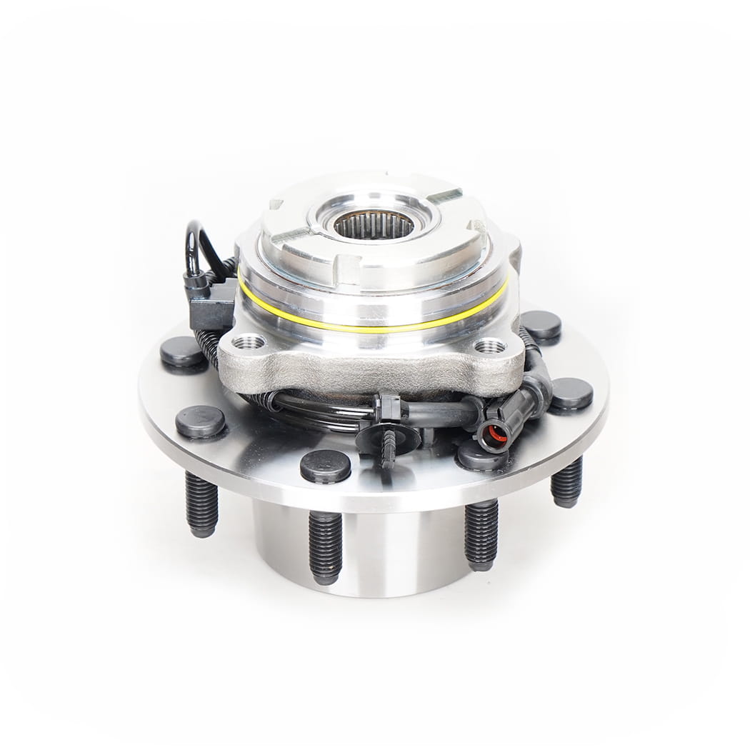 Hanhub 515077 forhjulnav og lejemontering kompatibel med F-250 Super Duty F-350 Super Duty F-450 Super Duty F-550 Super Duty erstatter HA590425 BR930425 F81A2B663CE FW777 8-lug