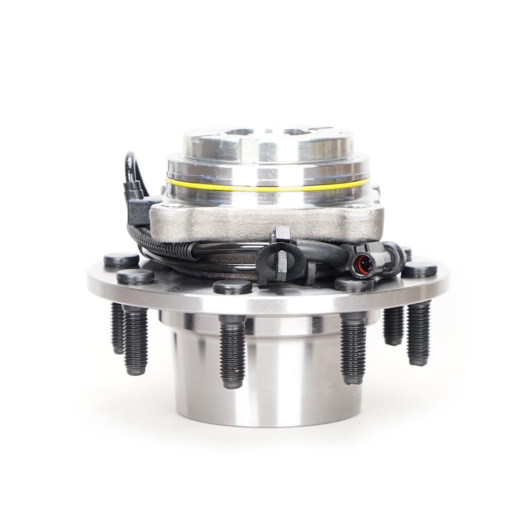 Hanhub 515077 forhjulnav og lejemontering kompatibel med F-250 Super Duty F-350 Super Duty F-450 Super Duty F-550 Super Duty erstatter HA590425 BR930425 F81A2B663CE FW777 8-lug