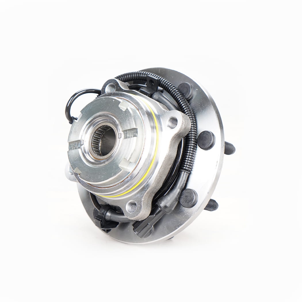 Hanhub 515077 forhjulnav og lejemontering kompatibel med F-250 Super Duty F-350 Super Duty F-450 Super Duty F-550 Super Duty erstatter HA590425 BR930425 F81A2B663CE FW777 8-lug