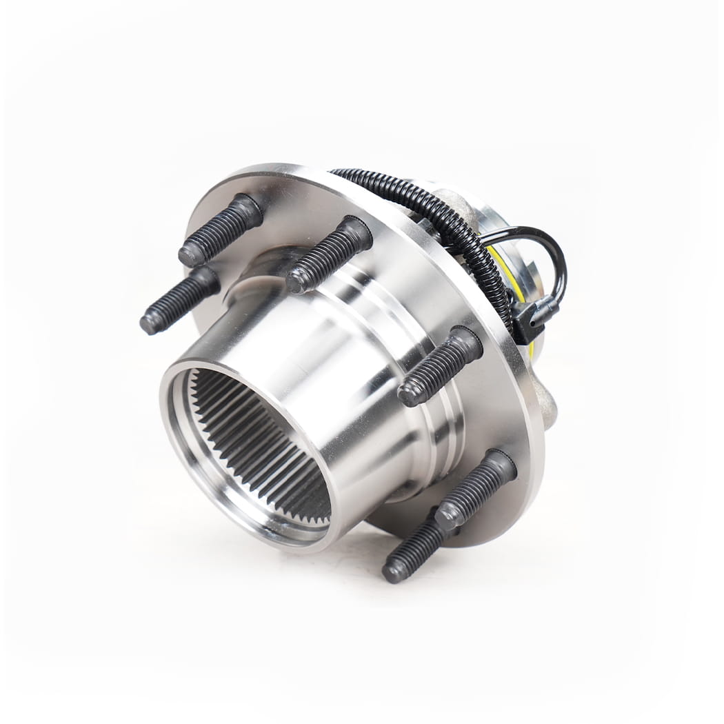 Hanhub 515077 forhjulnav og lejemontering kompatibel med F-250 Super Duty F-350 Super Duty F-450 Super Duty F-550 Super Duty erstatter HA590425 BR930425 F81A2B663CE FW777 8-lug