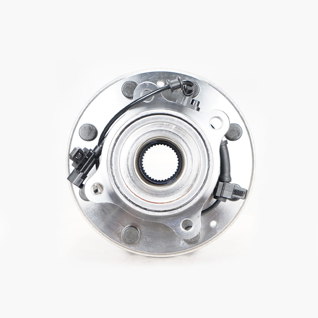 Hanhub 515145 forhjulnav og lejemontering kompatibel med Chevy Silverado 2500 HD Silverado 3500 HD Sierra 2500 HD Sierra 3500 HD erstatter 25807420 BR930824 SP620303 23203922 20945052 8-lug